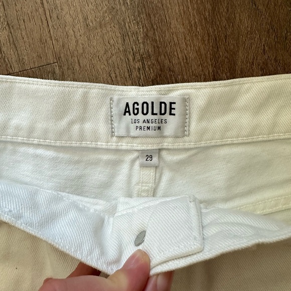 Agolde white shorts - Picture 2 of 3